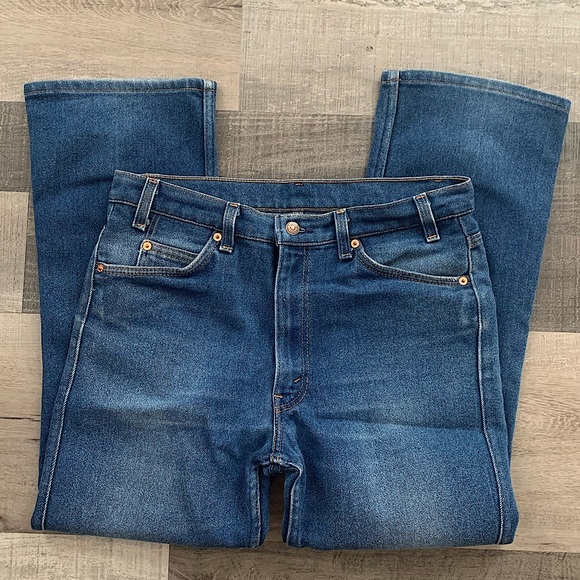 Vintage Levi’s | 1970s Denim Jeans Orange Tag - Picture 2 of 8
